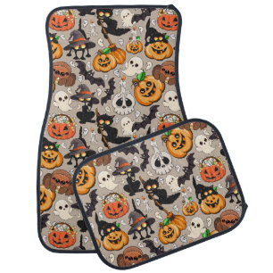 Halloween Cats Funny Party Car Floor Mat