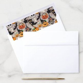 Halloween Cats Funny Party Envelope Liner