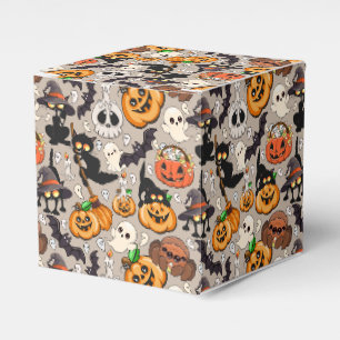 Halloween Cats Funny Party Favor Boxes