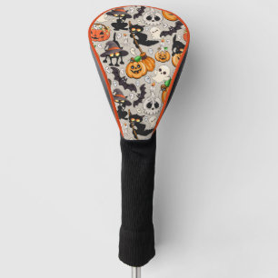 Halloween Cats Funny Party Golf Head Cover