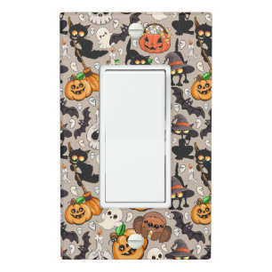 Halloween Cats Funny Party Light Switch Cover