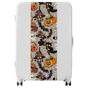 Halloween Cats Funny Party Luggage