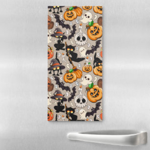 Halloween Cats Funny Party Magnetic Notepad