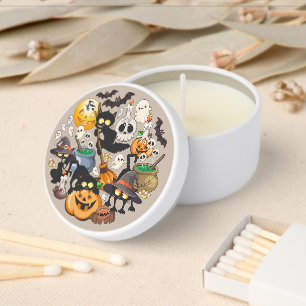 Halloween Cats Funny Party Mini Candle Favors