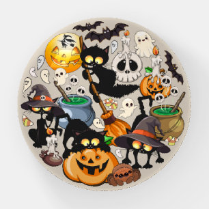 Halloween Cats Funny Party Paperweight