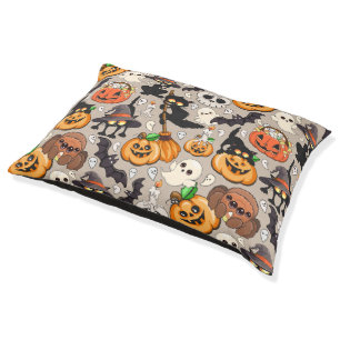 Halloween Cats Funny Party Pet Bed