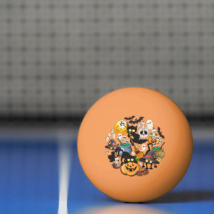 Halloween Cats Funny Party Ping Pong Ball