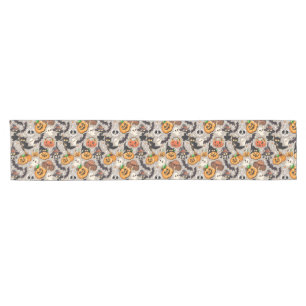 Halloween Cats Funny Party Short Table Runner