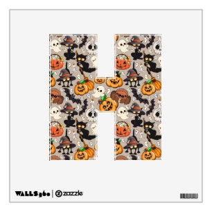 Halloween Cats Funny Party Wall Decal