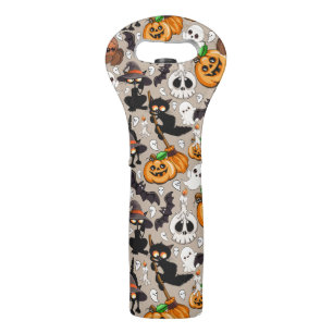 Halloween Cats Funny Party Wine Bag