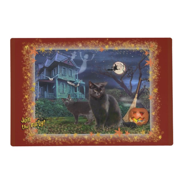 Halloween Cats Placemat (Front)