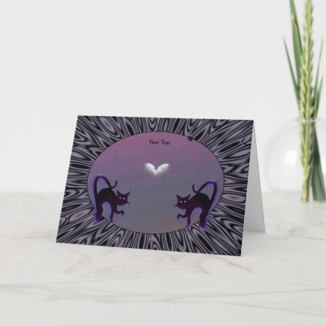 Halloween Cats Template! Invitation (Front)