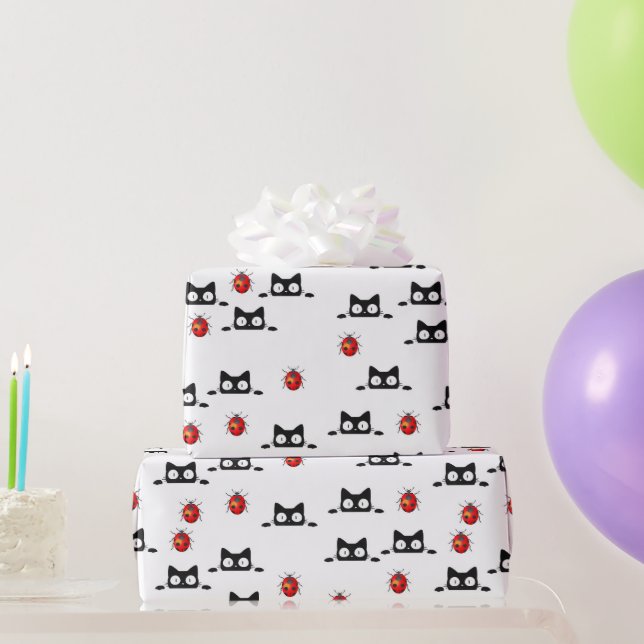 Halloween cats Wrapping Paper (Party Gifts)