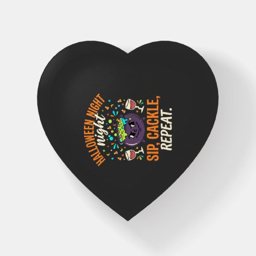 Halloween Cauldron Party Cheers Paperweight