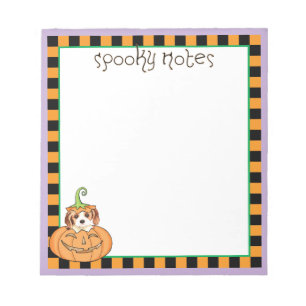 Halloween Cavalier Notepad
