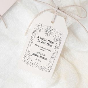 Halloween Celestial Bridal Shower Favor Gift Tags