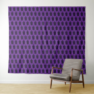 halloween cemetery tapestry