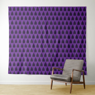 halloween cemetery tapestry