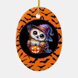Halloween ceramic ornament
