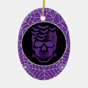 Halloween ceramic ornament