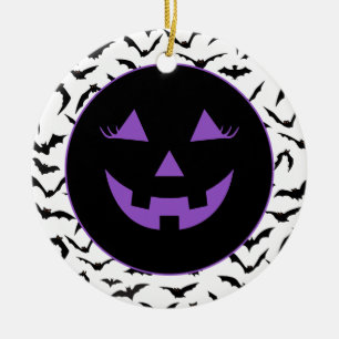 Halloween ceramic ornament