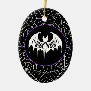 Halloween ceramic ornament