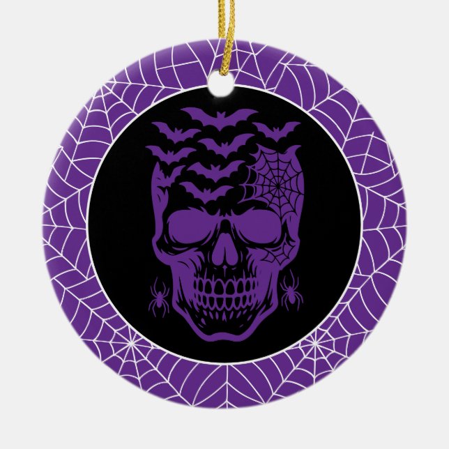 Halloween  ceramic ornament (Front)