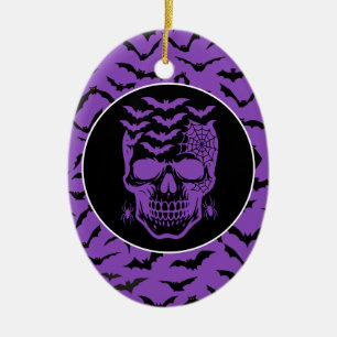 Halloween ceramic ornament