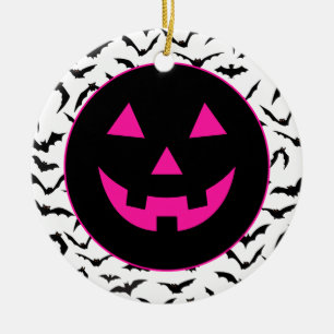 Halloween ceramic ornament