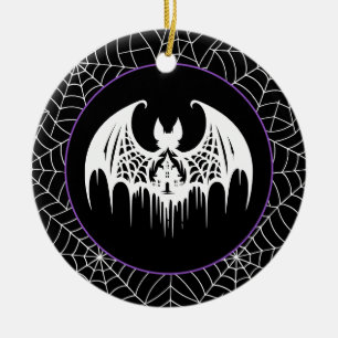 Halloween ceramic ornament