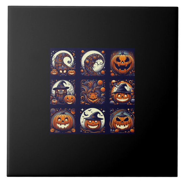 Halloween Ceramic Tile (Front)