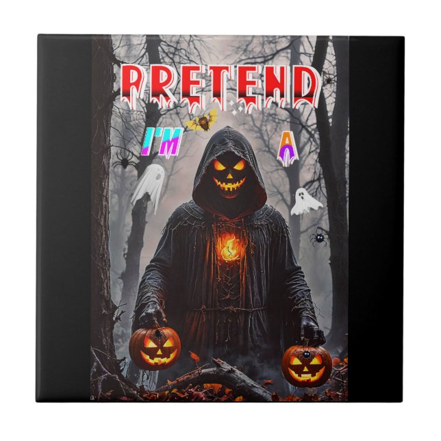 Halloween Ceramic Tile (Front)