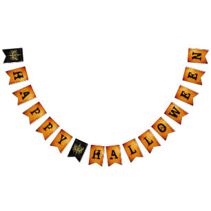 Halloween Chandelier Custom Bunting Flags