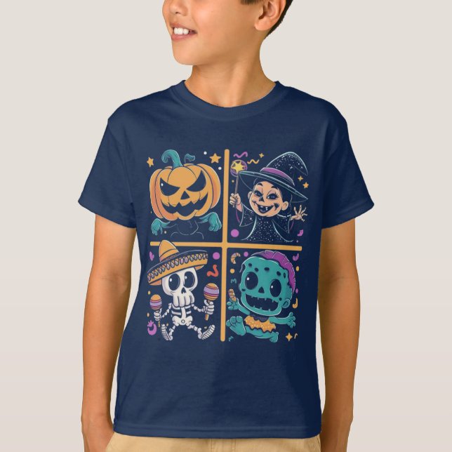 halloween character T-Shirt (Front)