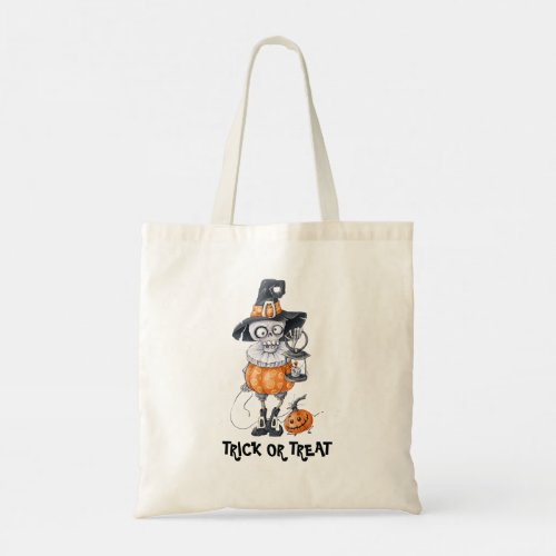 halloween Character_Trick or Treat Text Tote Bag