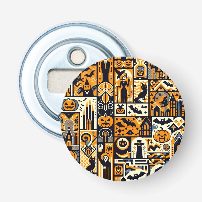 Halloween Characters Bottle Opener (Front)