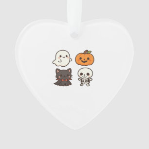 Halloween Characters � Ghost, Pumpkin, Black Cat & Ornament