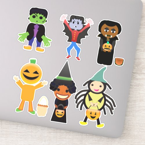 Halloween Characters Vinyl Stickers