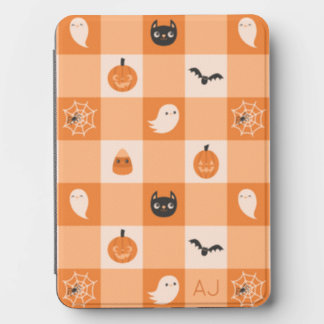 Halloween Check Initials Custom Kindle Cover