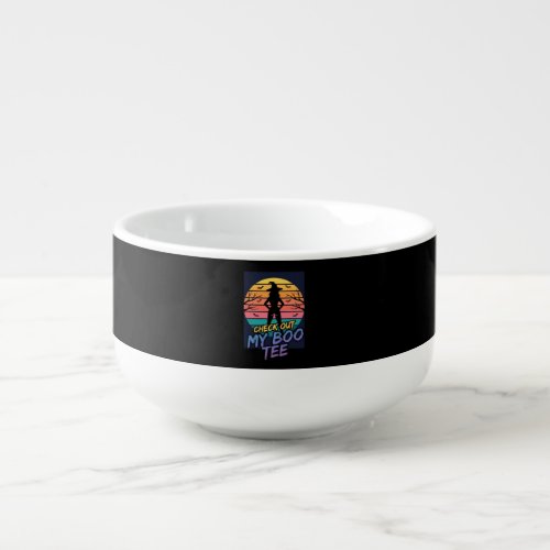 Halloween Check Out My Boo Tee Design_1 Soup Mug