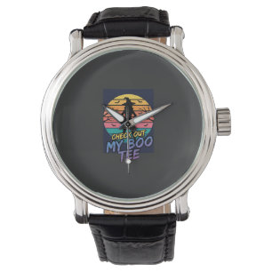 Halloween Check Out My Boo Tee Design_1 Watch