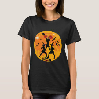 Halloween Cheerleading Funny Costume Cheerleader C T-Shirt