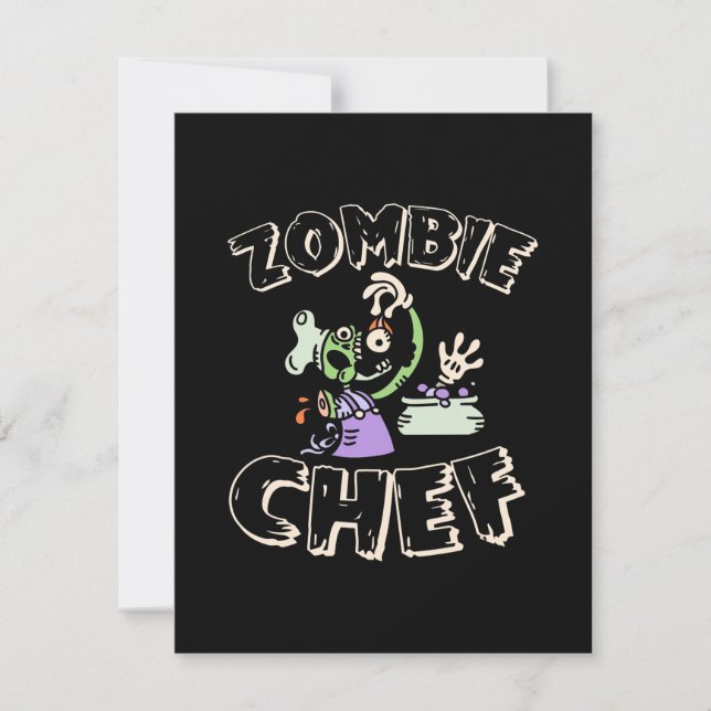 Halloween Chef Thank You Card (Front)