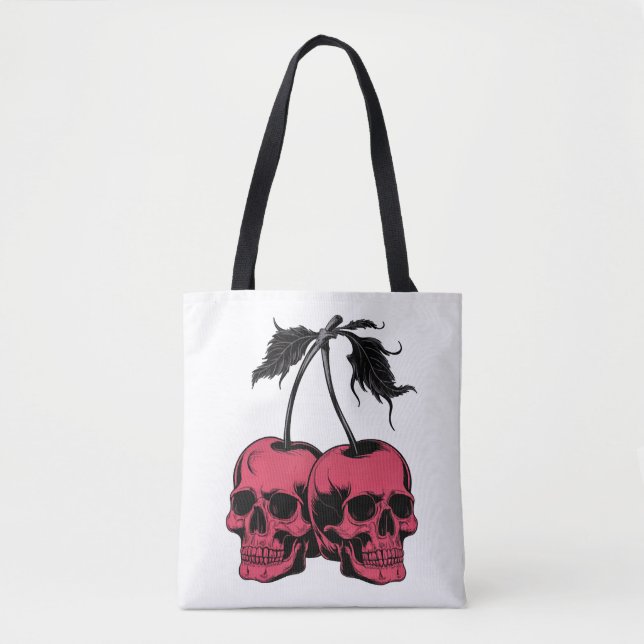 Halloween Cherries Tote Bag (Front)