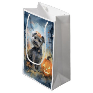 Halloween Chesapeake Bay Terrier With Pumpkins Small Gift Bag