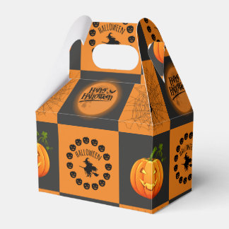 Halloween Chessboard Favor Boxes