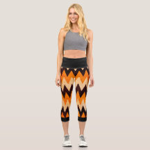 Halloween Chevron Zigzag Pattern – Orange & Black