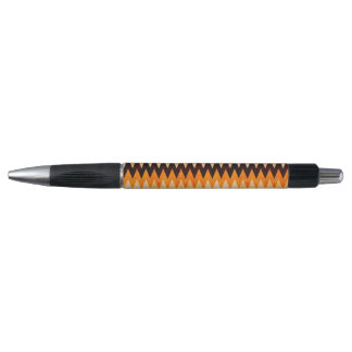 Halloween Chevron Zigzag Pattern – Orange & Black Pen