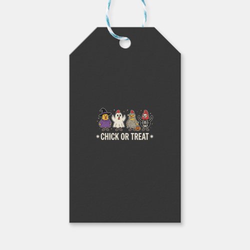 Halloween Chick or Treat Funny Chicken Costume Des Gift Tags