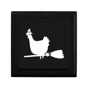 Halloween Chicken Chickens Witch Funny Gift Box